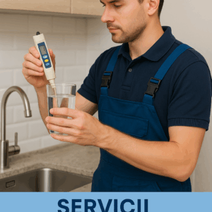 Servicii testare calitate apa 15 parametri fizico chimici si microbiologie.