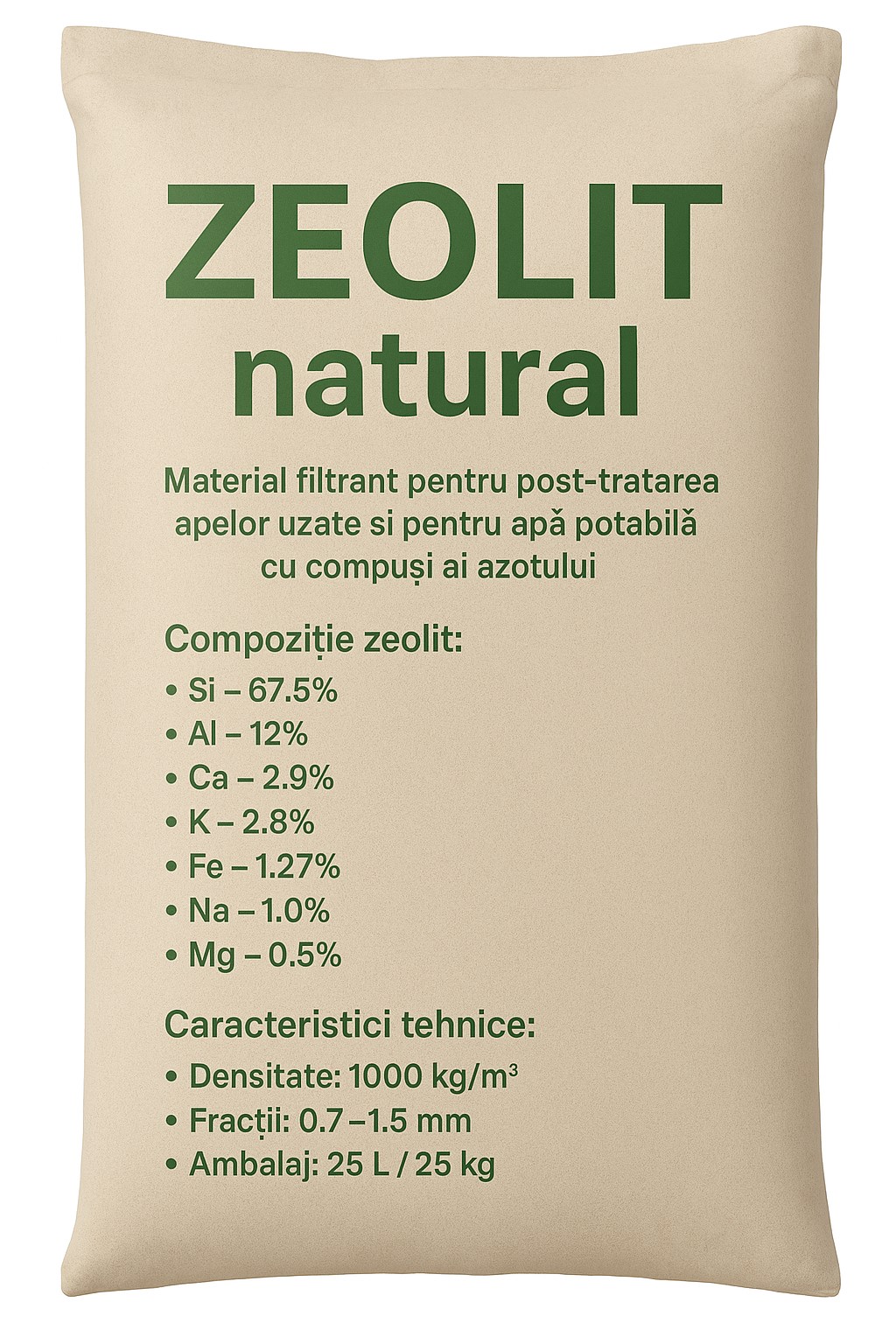 Sac zeolit